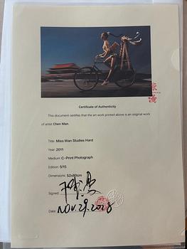 Chen Man, "Miss Wan studies hard", 2011.