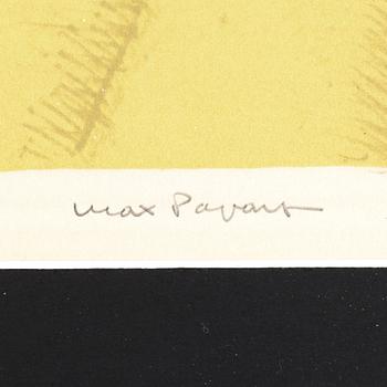 MAX PAPART, Lithograph in colours, signed 63/100.