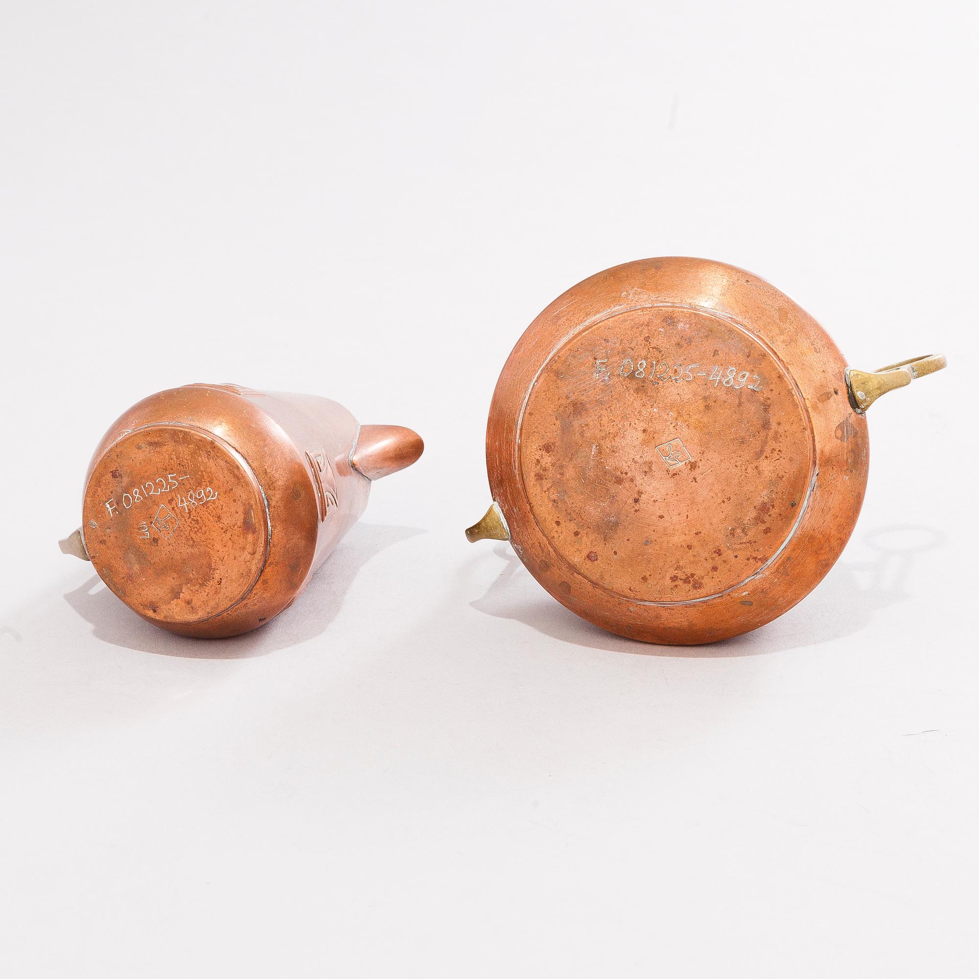 A SET OF 5 PCS FROM THE 20th CENTURY. WMF (Würtembergische Metallwaren Fabrik).