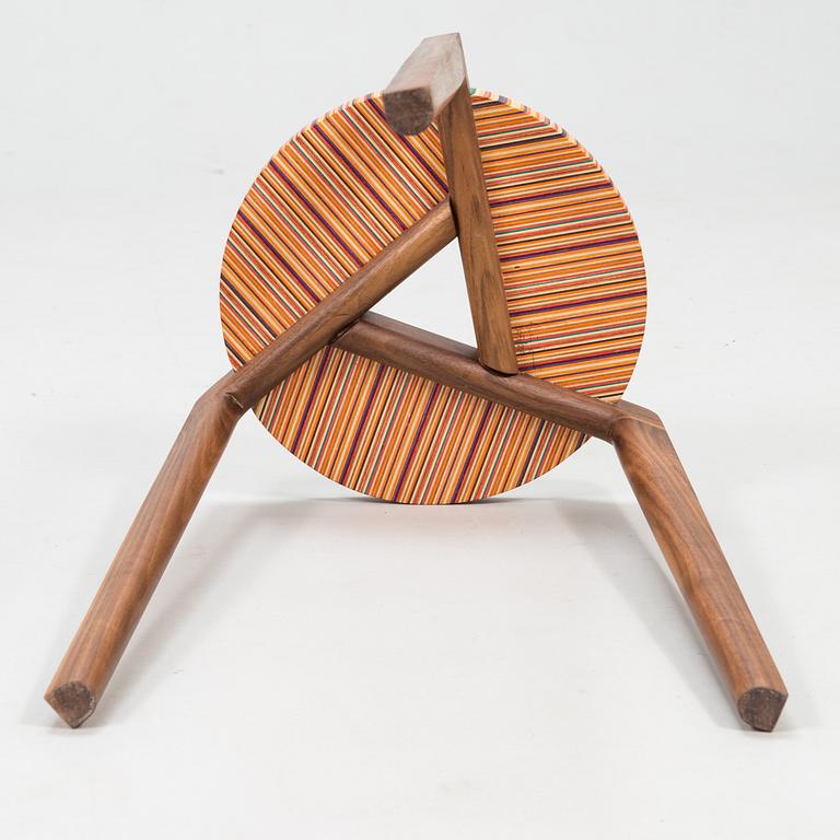 ALEKSI PUUSTINEN, Stool, signed and numbered.