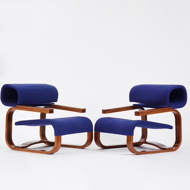 Jan Bocan, fåtöljer, ett par, Thonet, proveniens Tjeckoslovakiska ambassaden i Stockholm 1972.