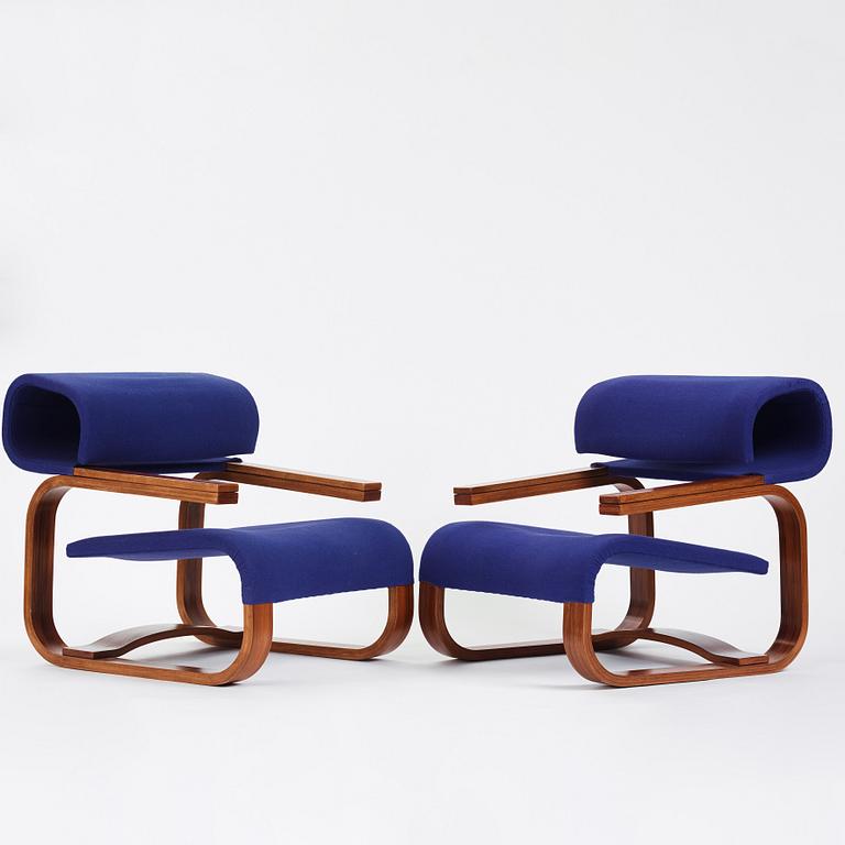 Jan Bocan, a pair of easy chairs, Thonet, provenance the Czechoslovakian embassy in Stockholm 1972.