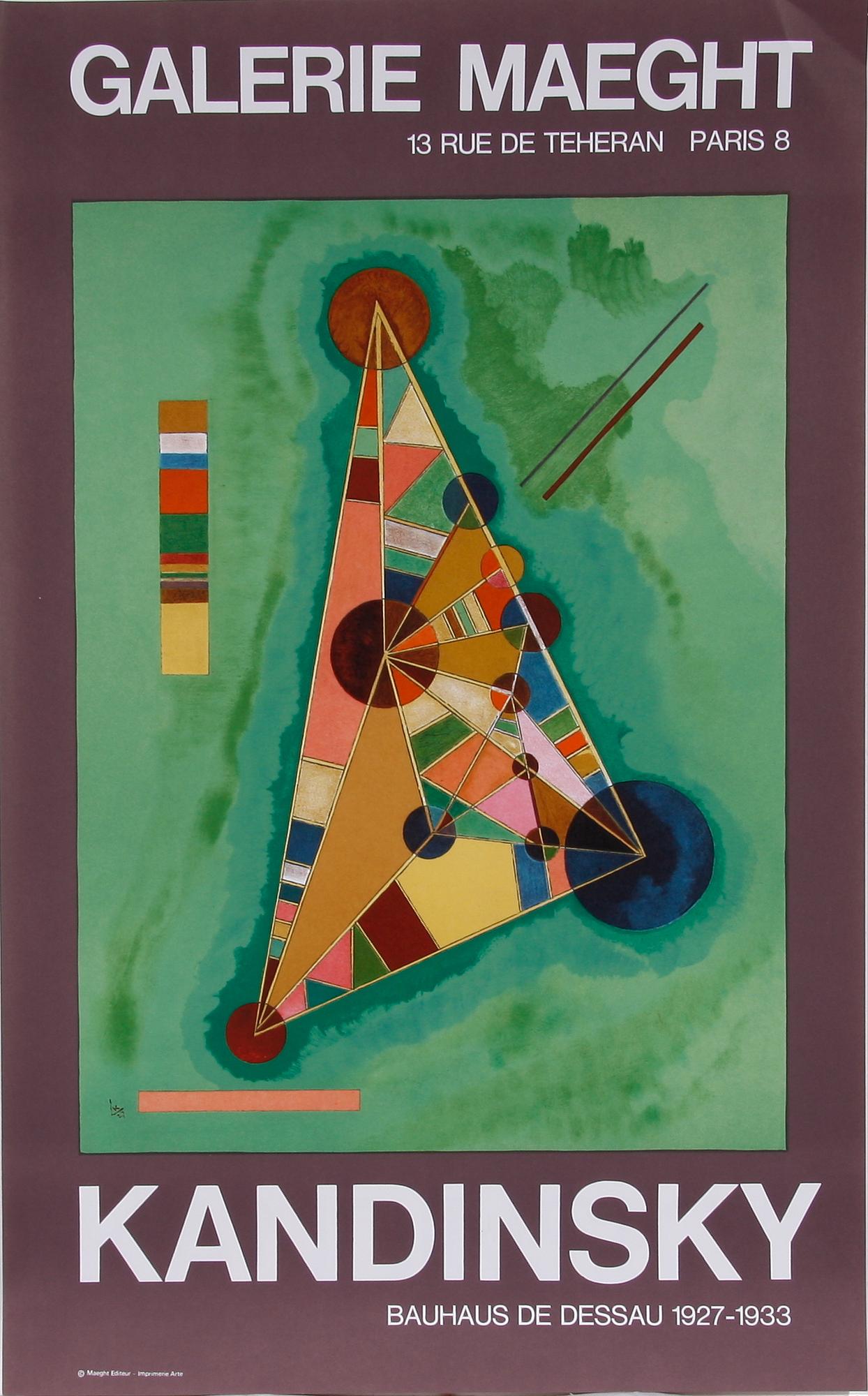 AFFISCHER, 2 st. Kandinsky.