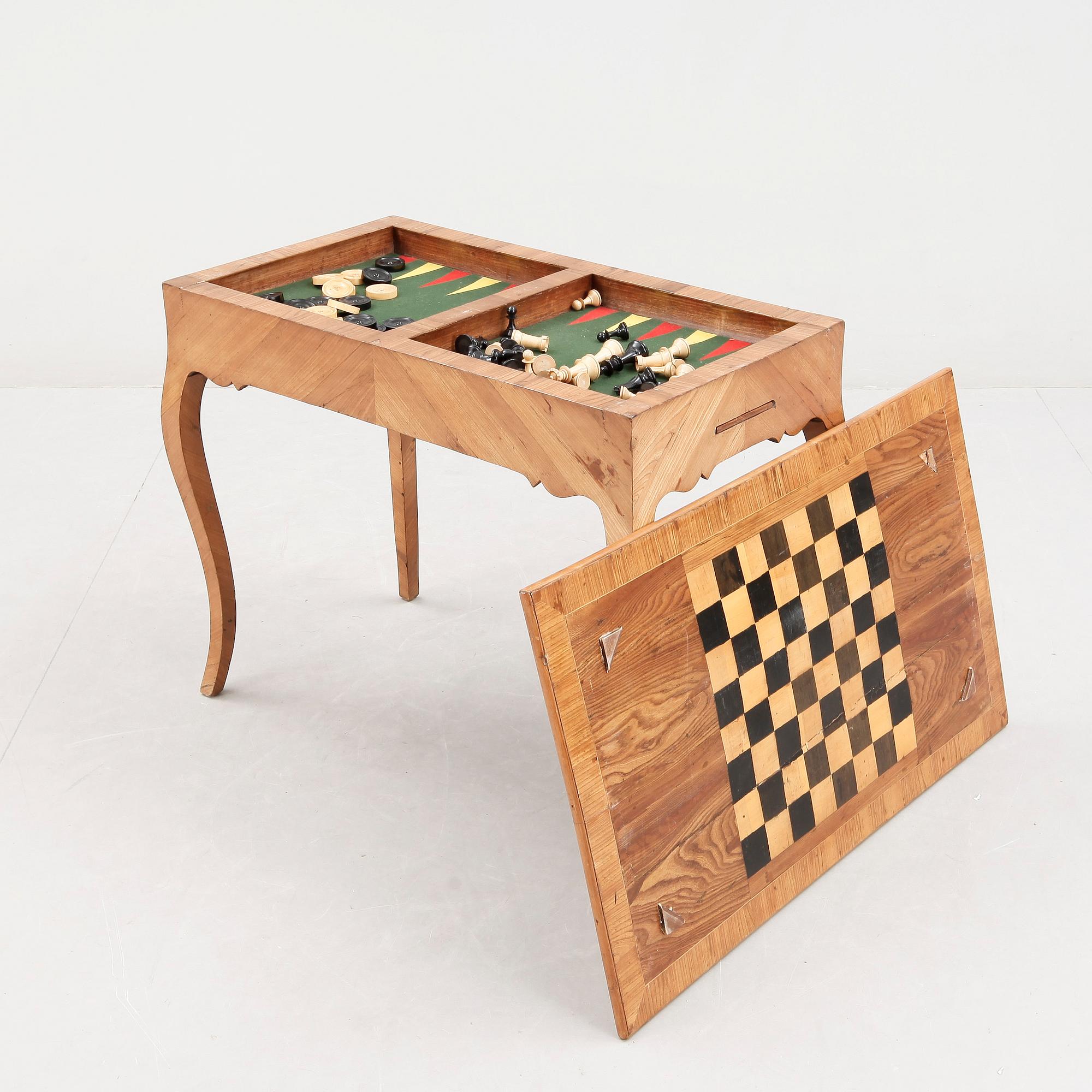 SPELBORD, rokoko, 1700-tal.