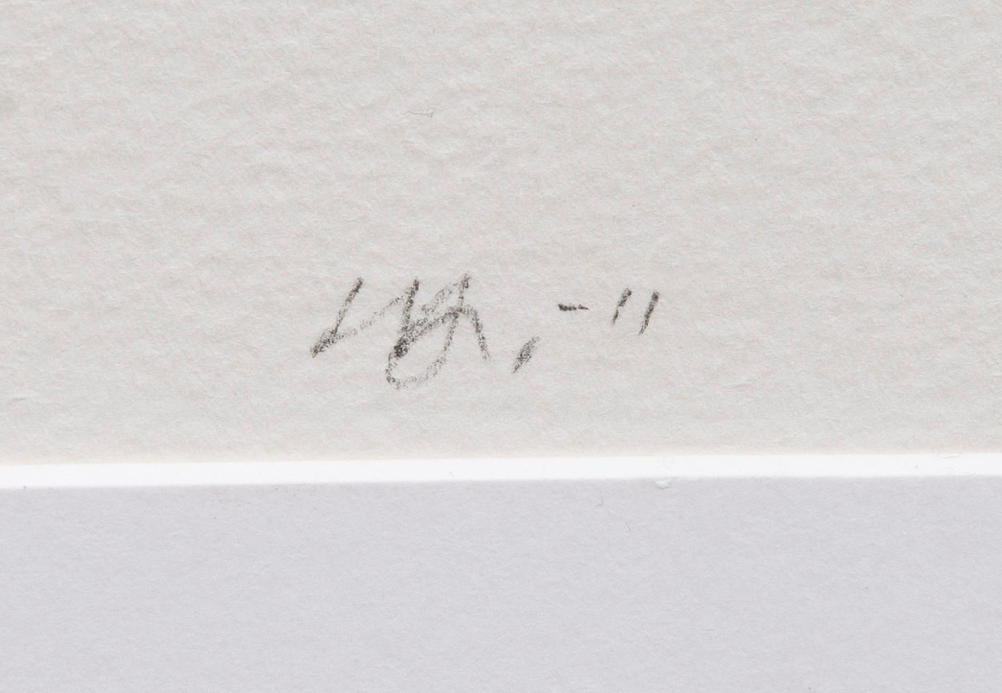 LEIF STRENGELL, piezografi, signerad och daterad 22.7. 2011, numrerad 1/30.