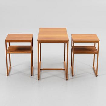 Carl Malmsten, set table 3 pieces, "The Sledge", late 20th century.