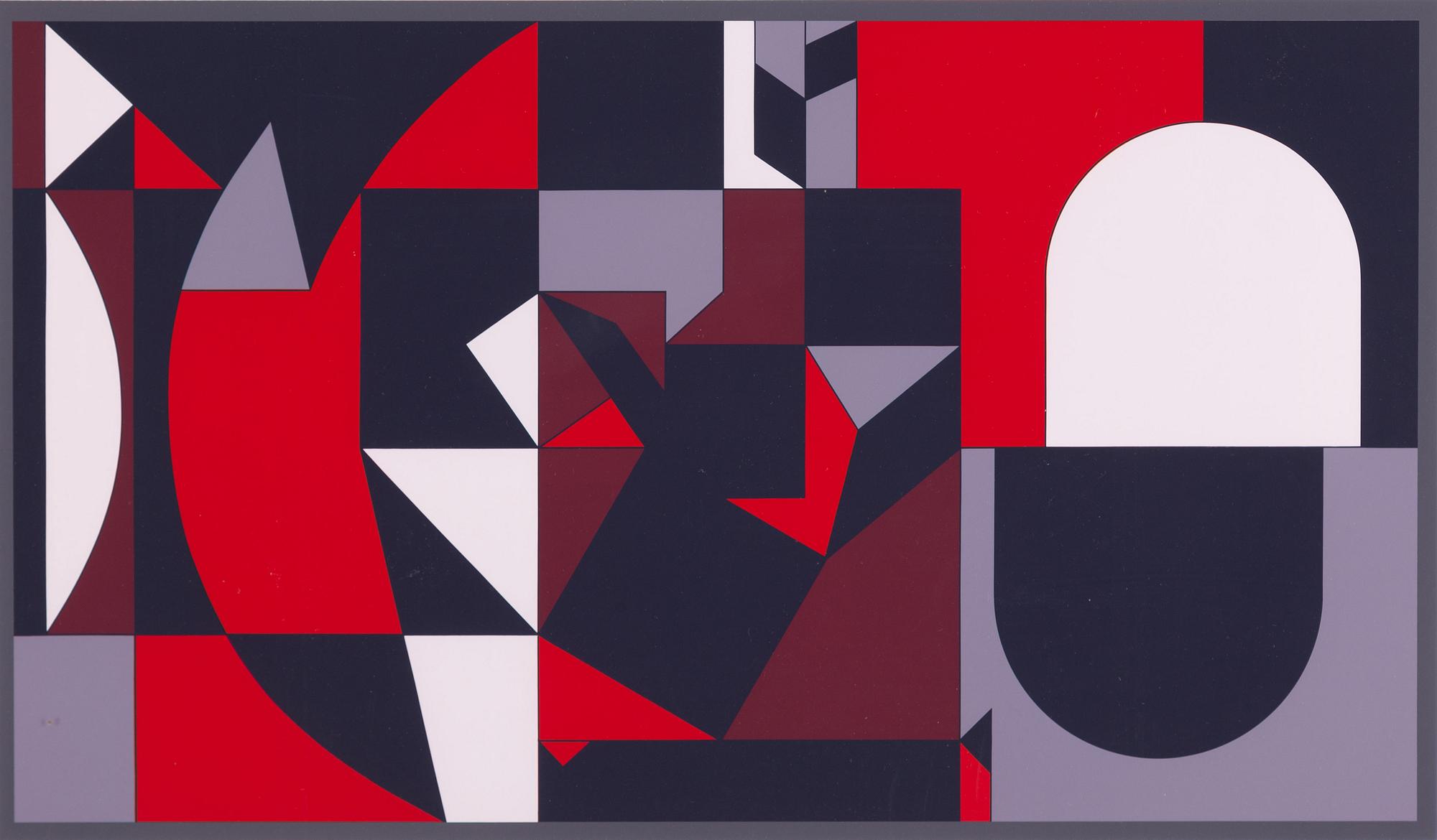 Victor Vasarely, silcscreen in colours, signed and numbered 98/150.