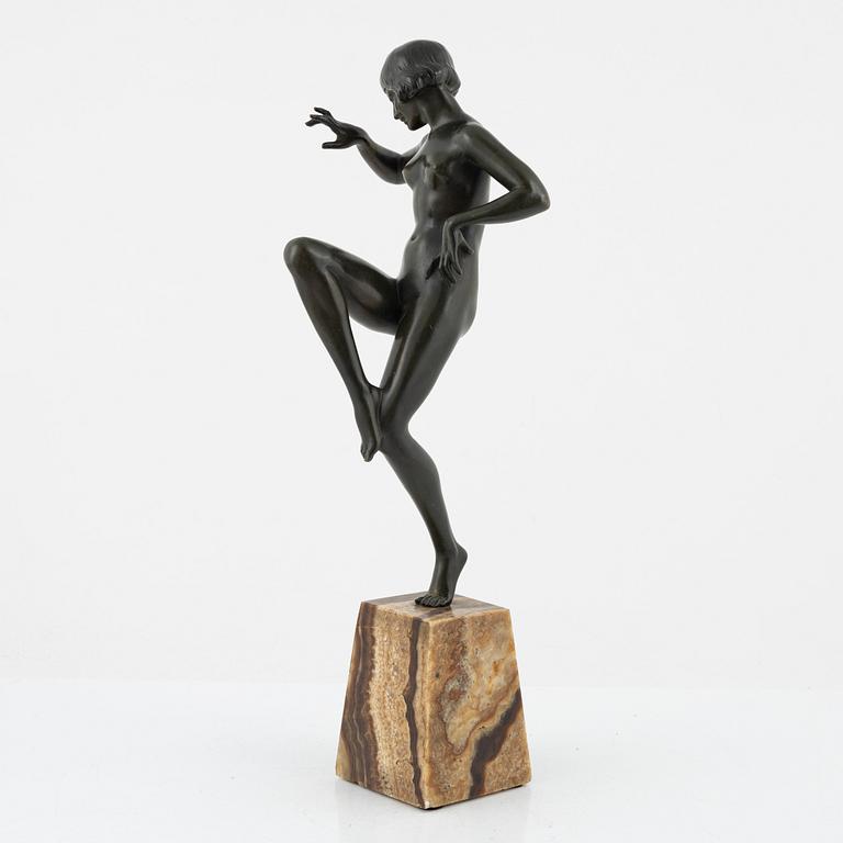 Phillippe Devriez, sculpture, unsigned, bronze.