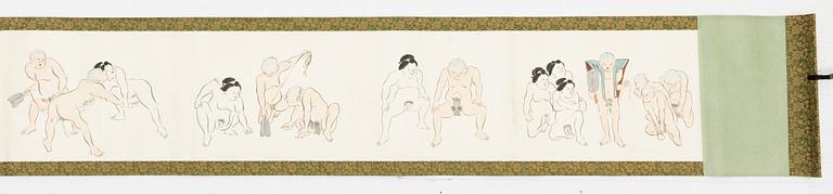 Kakiemono, Japan, Shunga, 1900-tal.