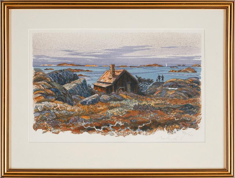 ROLAND SVENSSON, färglitografi, 40/360, sign.