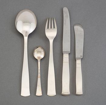 JACOB ÄNGMAN, 26 pieces of silver cutlery from GAB, Eskilstuna, 1950's.
