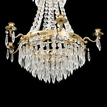 A mid 20th century chandelier.