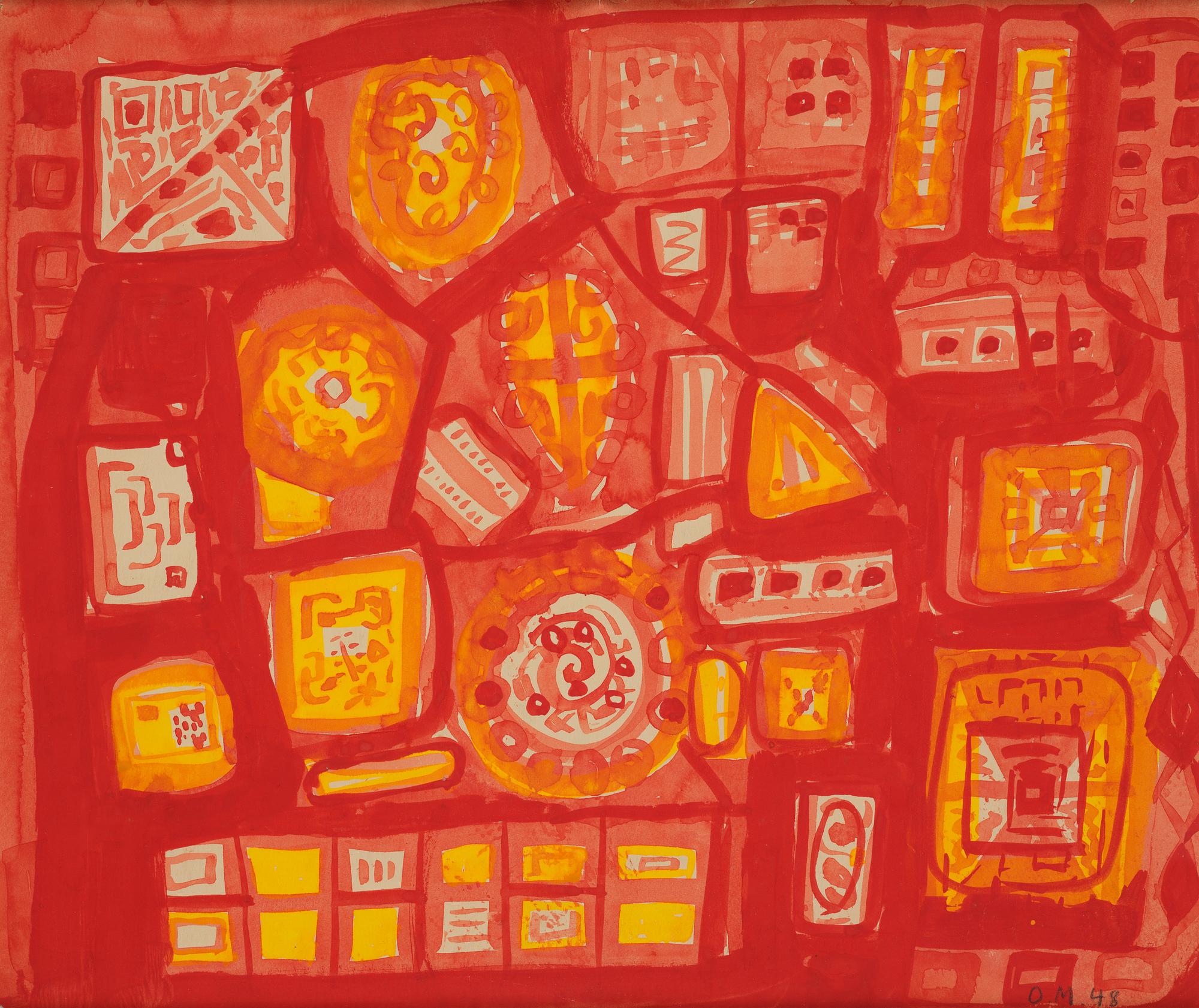 Olivier Herdies, "Röd stad I".