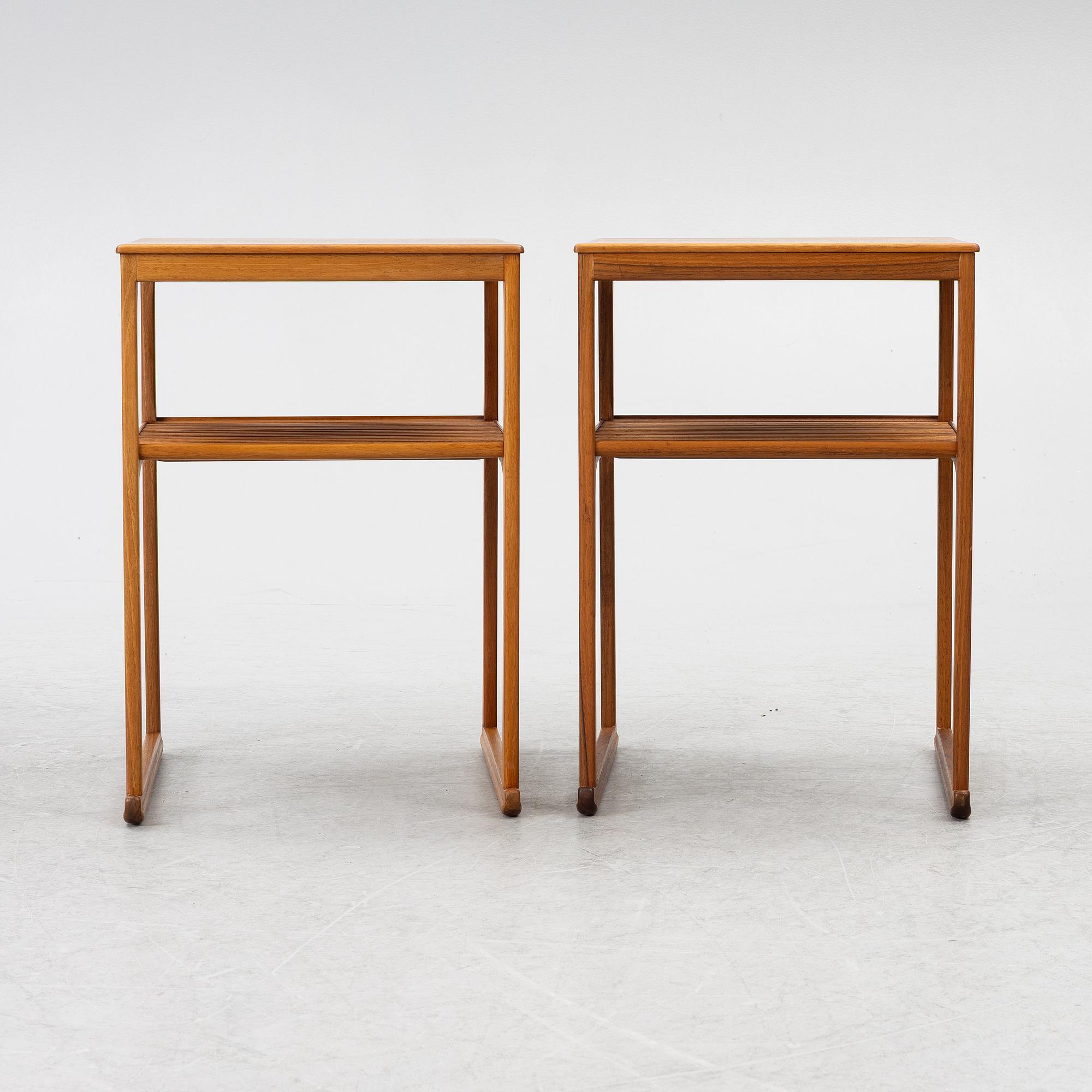 Carl Malmsten, set table, 2 pieces, "The Sleigh".