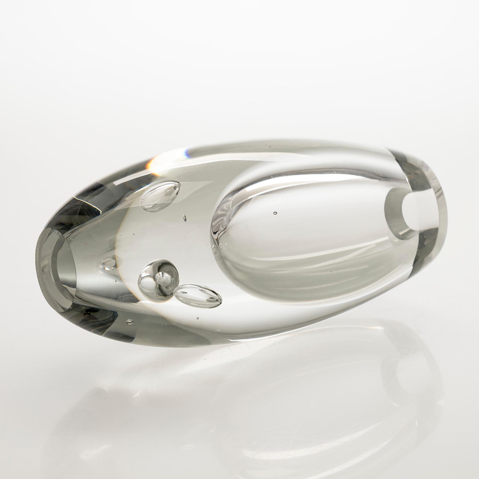 Timo Sarpaneva, veistos, "Claritas", signeerattu Timo Sarpaneva 90/1985.