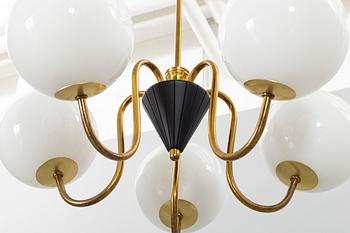 Pendant lamp, 1950's.