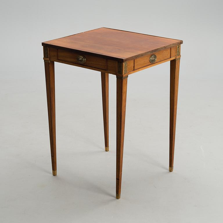 SIDETABLE, gustavian late 18th century, signed by Johan Magnus Beurling who worked in Stockholm and Norrköping.