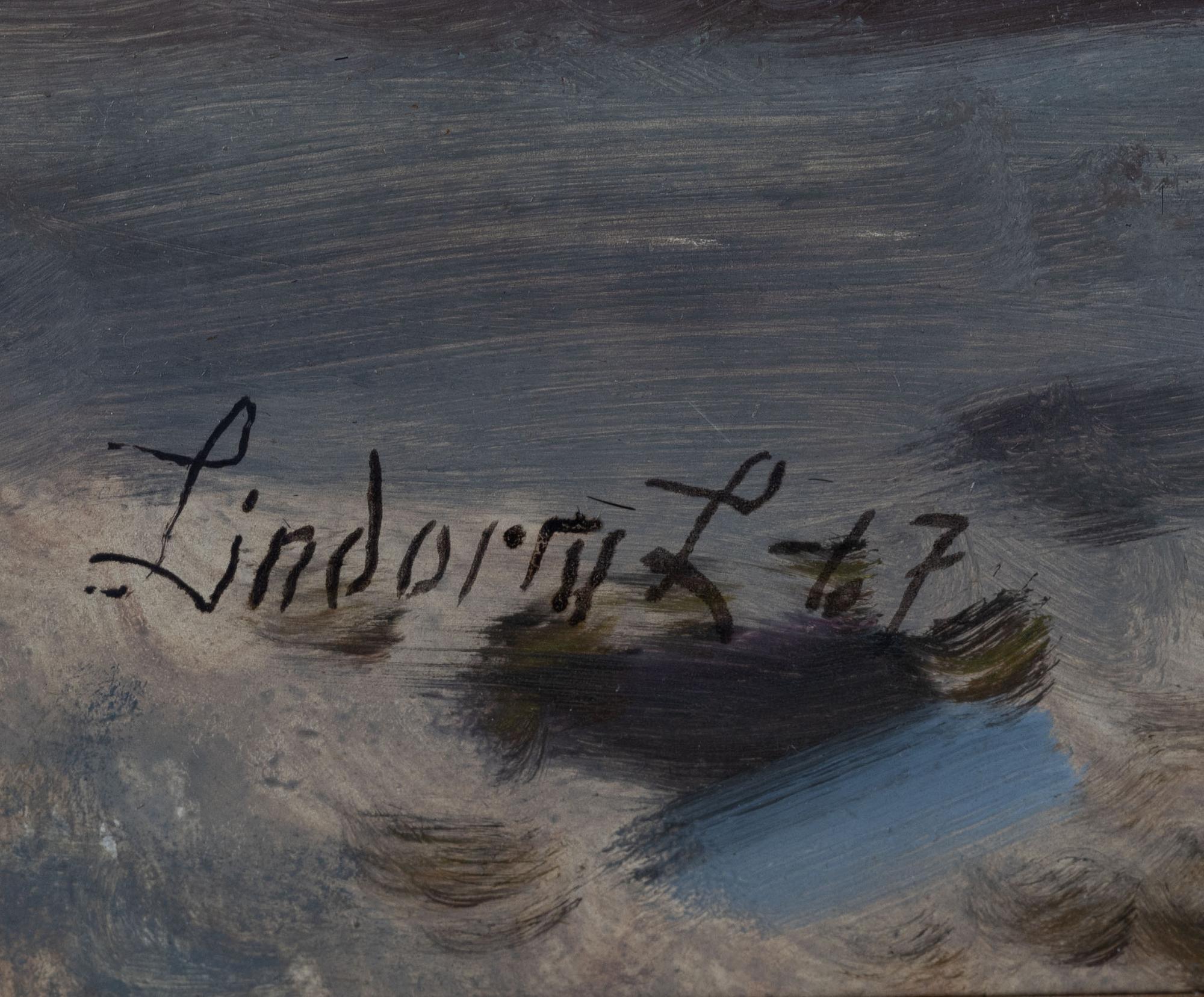 Lindorm Liljefors, Autumn Landscape with Mallards.