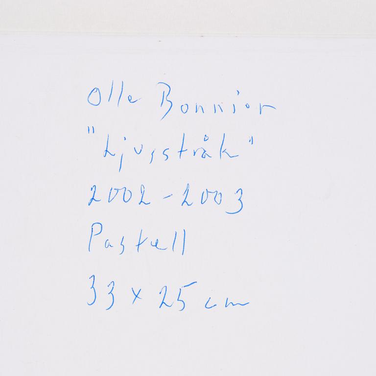 Olle Bonniér, "Ljusstråk".