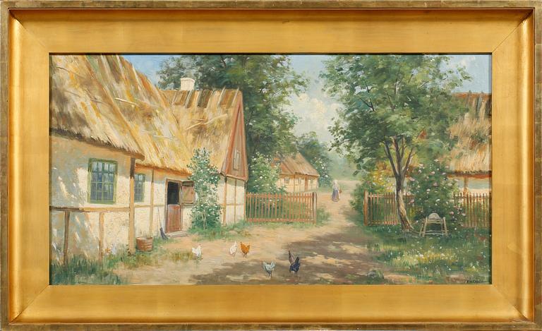 FRANS WILHELM ODELMARK, olja på duk, signerad.