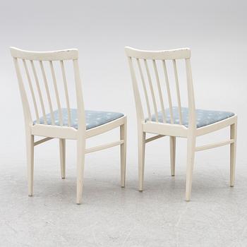 Carl Malmsten, dining group, 7 pieces, "Herrgården", Åfors, second half of the 20th century.