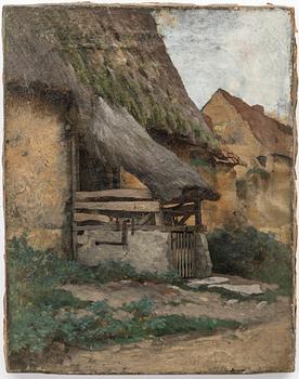 Hugo Salmson, Study for "Arrestation dans un village".