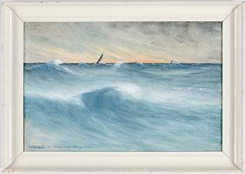 CARL LINDQVIST, akvarell, signerad, daterad 1914.