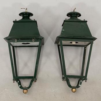 Garden lanterns, a pair, France, 20th century.