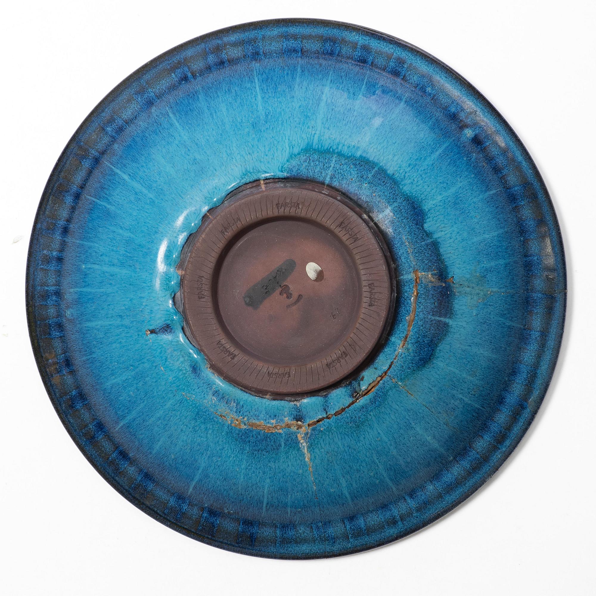 Wilhelm Kåge, a Farsta stoneware bowl, Gustavsberg Studio 1959.