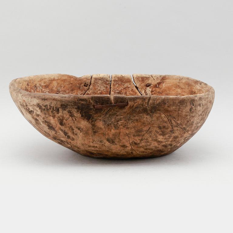 SKÅL, allmoge, trä, 1700-/1800-tal.