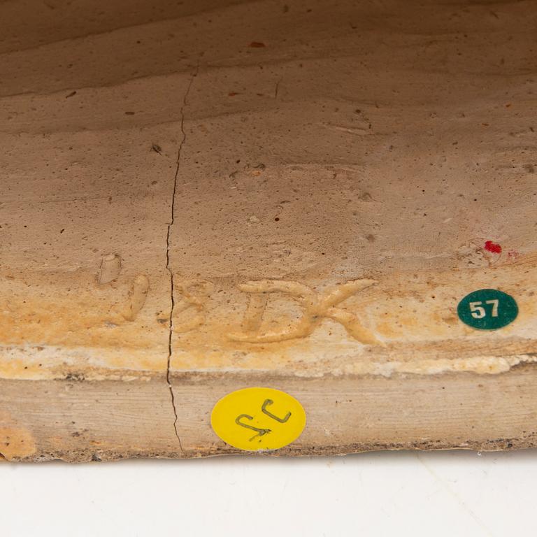 Jais Nielsen, skulptur, keramik. Signerad och otydligt daterad.