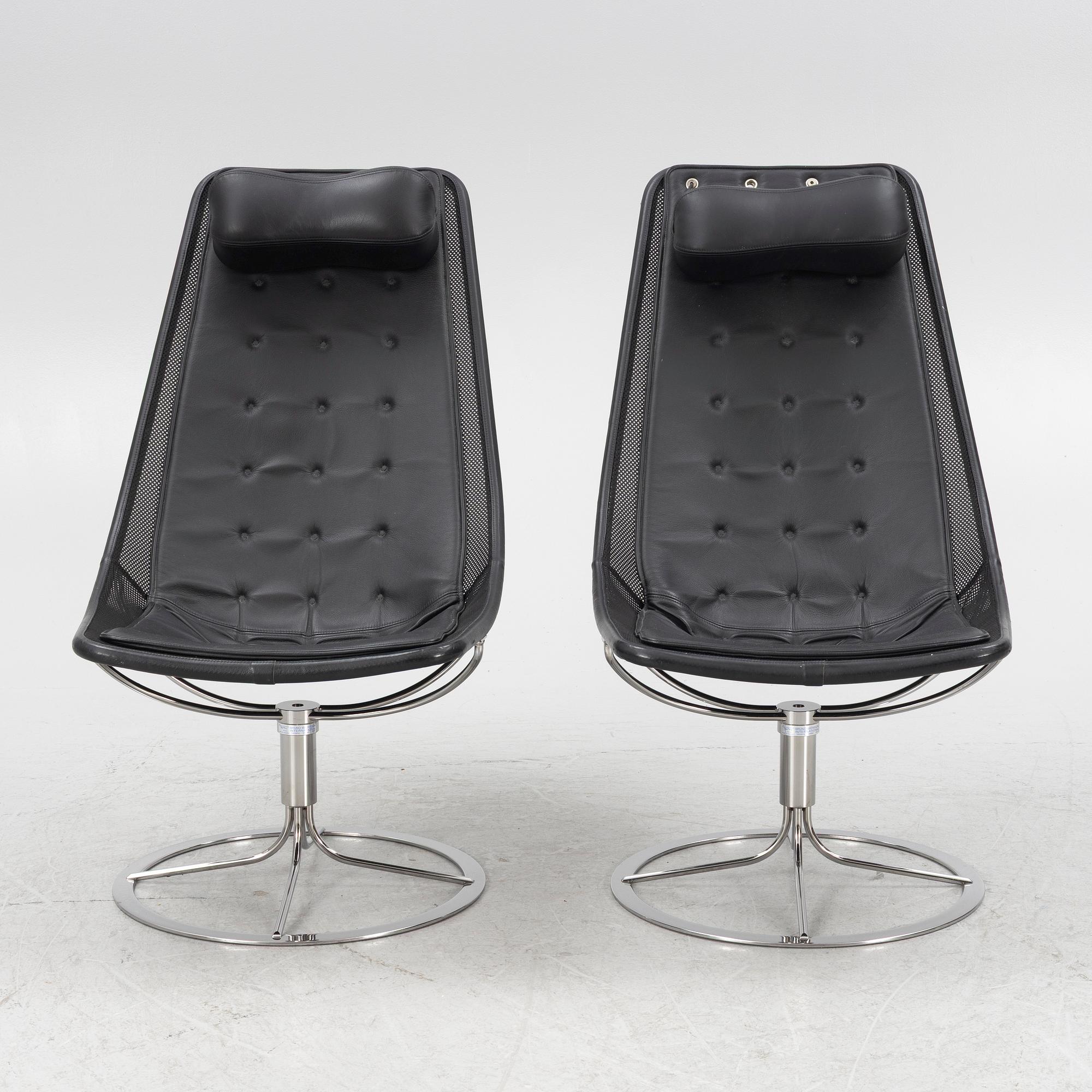 Bruno Mathsson, fåtöljer, ett par, Jetson, Bruno Mathsson International, 2019.