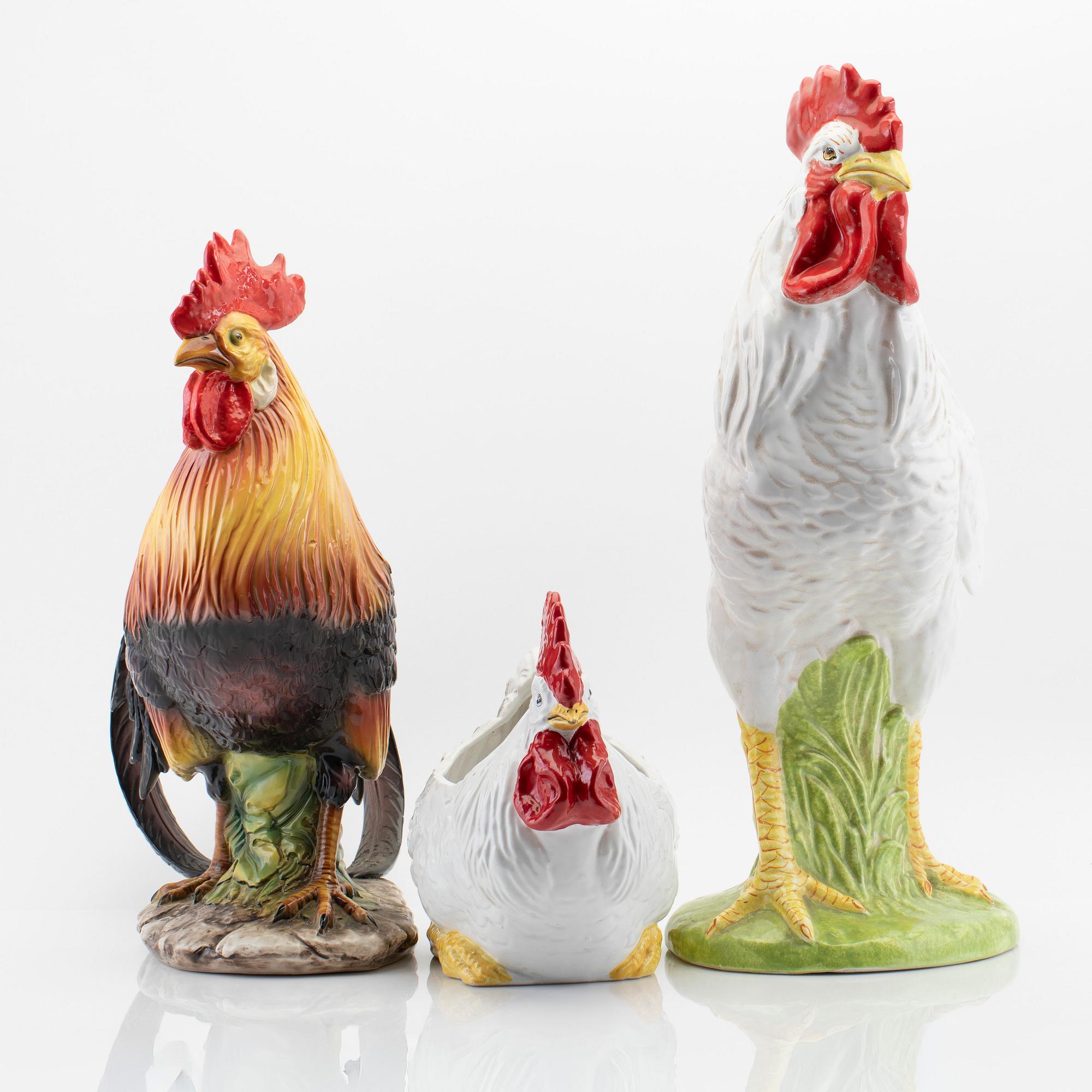 Figurines, 3 pcs, 20th century.