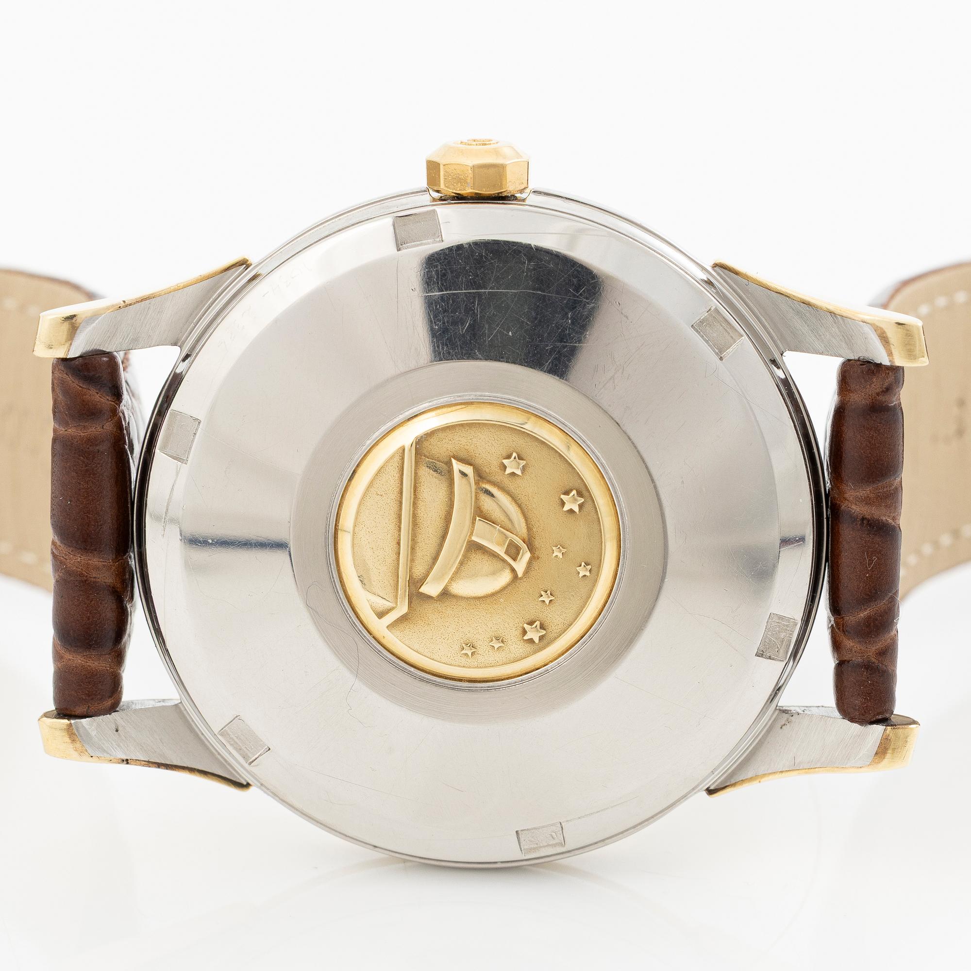Omega, Constellation, Chronometer, "Pie-Pan", wristwatch, 34 mm.