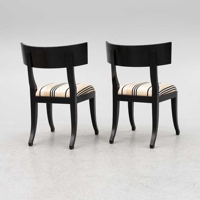 Attila Suta, a pair of "Haga" chairs.