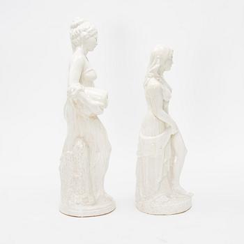 A pair of ceramic sculptures, late 20th Century.