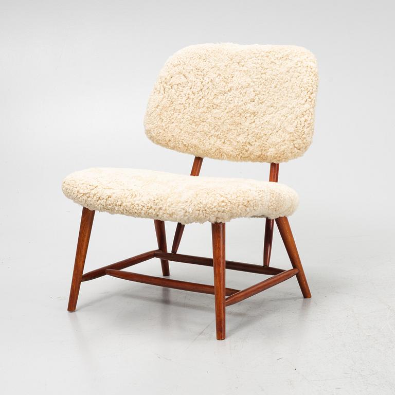 Alf Svensson, fåtölj, "TeVe", Bra Bohag, Studio Ljungs Industrier, 1950-tal.