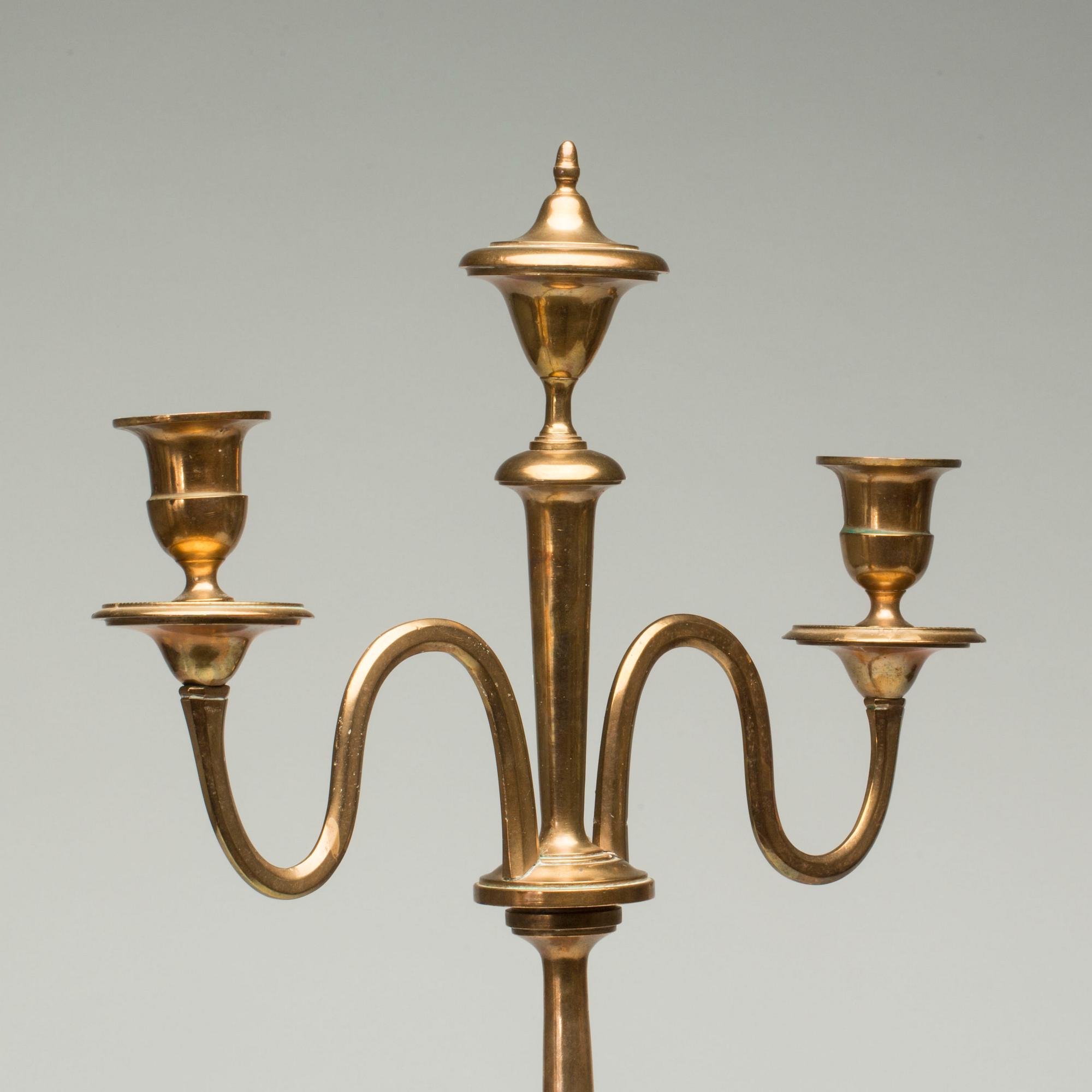 KANDELABER, modell No 12. 1800/1900-tal.