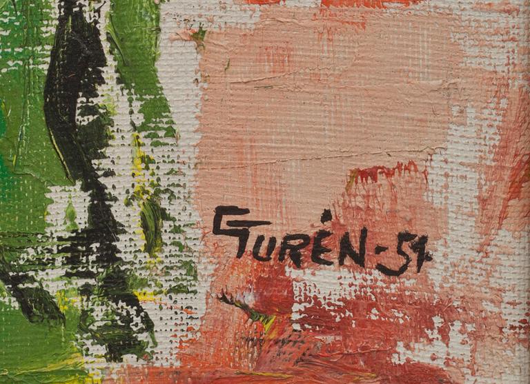 GRETA TURÉN, olja på duk, signerad och daterad- 57.