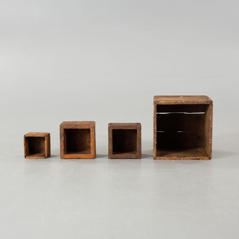 Four wooden measurements, second half of the 19th century.