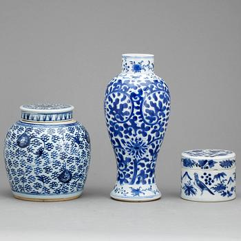 PARTI KINAPORSLIN, 3 delar, 1800-tal.