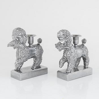 Per B. Sundberg, a pair of candlesticks, "Föremål", poodles, limited edition, Ikea 2018.