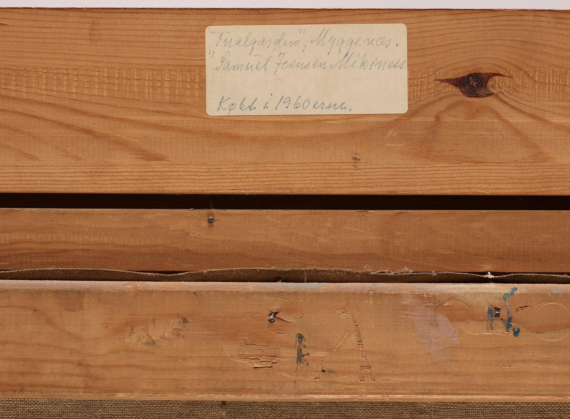 Samuel Joensen-Mikines, "Tualgarden, Myggenäs".