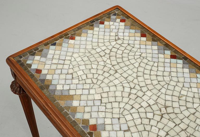 SOFFBORD, mahogny, 1950-60-tal.