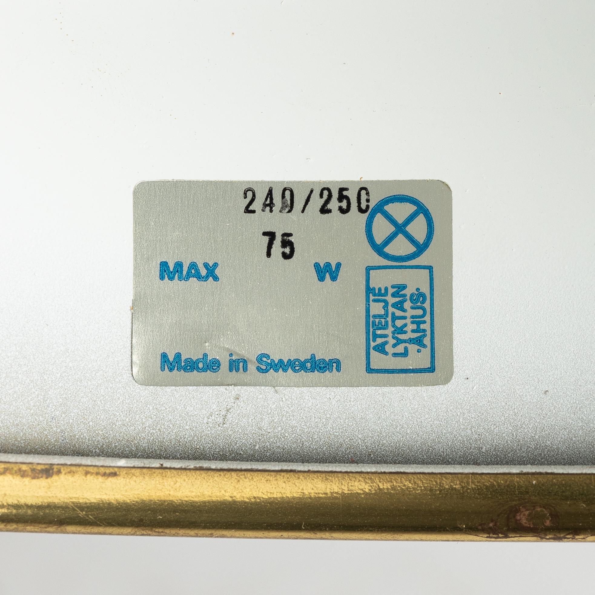 Anders Pehrson, a pair of 'Bumling' ceiling lamps, Ateljé Lyktan, Åhus.