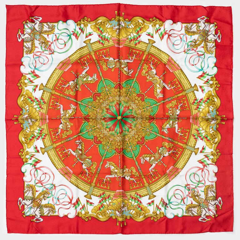 Hermès, scarf, "Luna Park".
