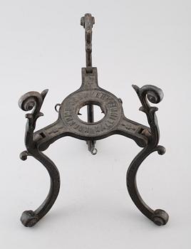JULGRANSFOT, gjutjärn, Kockums Jernverk Kallinge, tidigt 1900-tal.