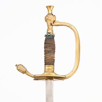 An early 20th Century Russian short sword, model 1798.