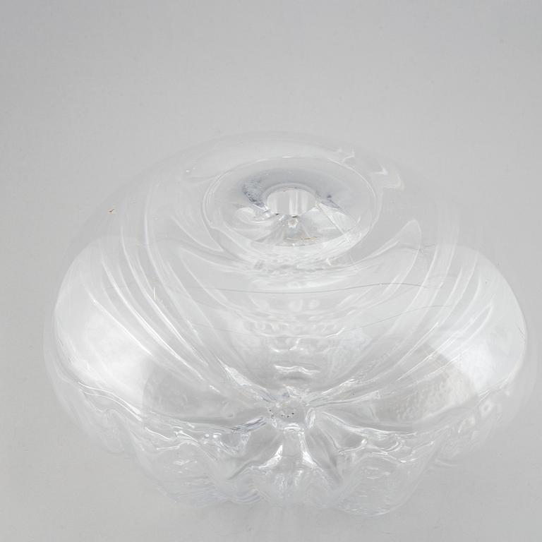 Lars Hellsten, attributed to. A pumpkin glass sculpture.