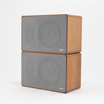 Dieter Rams, högtalare, ett par, modell "L 410", Braun, modellen formgiven 1969.